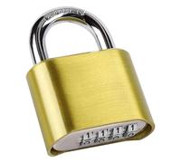 Gold - Candados de combinación de seguridad, tipo pesado, 10000 códigos, impermeables, antipúas, para uso en exteriores, ocultos