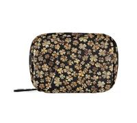 Gold Clover - Bolsa organizadora de pastillas de viaje, pastillero portátil semanal para 7 días, soporte para suplementos vitamínicos con cremallera