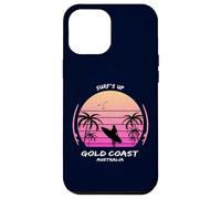 Gold Coast Australia Surf Deporte Palmera Recuerdo Regalo Carcasa para iPhone 12 Pro MAX