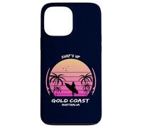 Gold Coast Australia Surf Deporte Palmera Recuerdo Regalo Carcasa para iPhone 13 Pro MAX