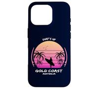 Gold Coast Australia Surf Deporte Palmera Recuerdo Regalo Carcasa para iPhone 16 Pro