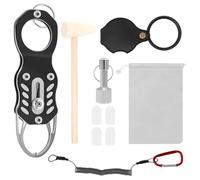 Gold Coin Tester - Stainless Steel 12x3.5x1cm, Silver Coin Tester, Portable Precision Tool | Detection Kit, Magnifier Pliers Set For Adults, Lovers, Family, Professionals, Enthusiasts