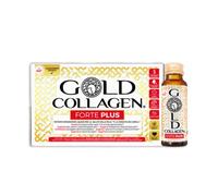 Gold Collagen – Complemento Colágeno marino 8 g, Biotina, Vitamina C y Ácido Hialurónico – 10x50 ml