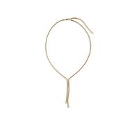 Gold Collar bañado en oro con abalorios pavé TALLA ÚNICA