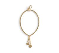 Gold Collar en Y bañado en oro con abalorios TALLA ÚNICA