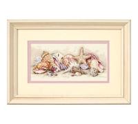 Gold Collection Petite Seashell Treasures Counted Cross Stit-8"X4"