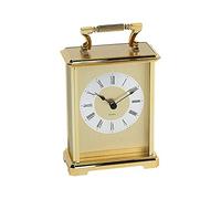 Gold Colour Gilt Design Roman Numerals Carriage Clock