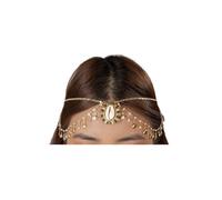 Gold Colour Tassels Pendant Head Chain Multi-layer Wedding Supplies Women's Accessories para ocasiones especiales y festivales(Gold 4)