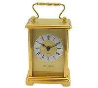 Gold Colour Two Tone Gilt Carriage Clock by Widdop
