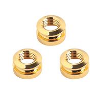 Gold Copper Guitar Accessory Set 3 Buttons