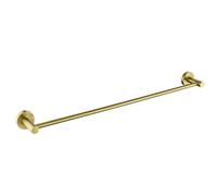 Gold de dorado cepillado Juego de hardware de toalla de toalla de toallas estantes de la barra de la barra de la barra accesorios de baño accesorios de baño dorado, soporte de papel de 2 piezas (barra