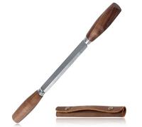 GOLD DEER Herramienta de carpintería SK5 de 4.3 pulgadas, cuchillo de dibujo con funda de cuero, herramientas de tallado de madera, cuchillo de dibujo de madera, herramientas de corte de madera