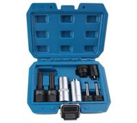 GOLD DEER Kit de reparación de inyector diésel de riel común, kit de reparación de inyectores para riel común para aflojar y quitar la conexión interna del tornillo del inyector, color negro