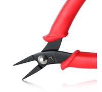 GOLD DEER Mini alicates de punta redonda, pinzas de nariz, mini alicates de punta de aguja, alicates de punta corta, alicates de punta puntiaguda, mandíbulas suaves, herramienta de fabricación de