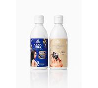Gold DIAMOND - Kit Alisado Brasileño Cera Fría Sin Formol - Tratamiento de Keratina Profesional para Cabello Teñido, Poroso y Dañado - Hasta 6 Meses Sin Frizz (Kit Pequeño, 250mL)
