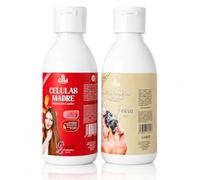 Gold DIAMOND - Kit de Alisado Células Madre Sin Formol - Tratamiento de Keratina Fortalecedor y Reparador para Cabello Débil, Fino y Quebradizo - Compatible con Color y Tinte (Kit Pequeño, 250mL)
