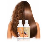 Gold DIAMOND - Tratamiento de Keratina Cera Marroquí 250mL - Kit de Alisador Brasileño Sin Formol - Alisado Profesional Hasta 7 Meses - Control Extremo del Frizz y Encrespamiento - Pruébalo Sin Riesgo