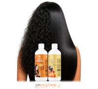 Gold DIAMOND - Tratamiento de Keratina Cera Marroquí 500mL - Kit de Alisador Brasileño Sin Formol - Alisado Hasta 7 Meses - Control Radical del Frizz y Volumen - El Formato Inteligente que Más Cunde.