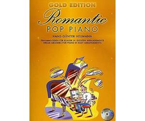 Gold edition romantic pop piano +cd: Traummelodien für Klavier in Leichten Arrangements - Dream Melodies for Piano in Easy Arrangements