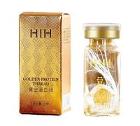 Gold Face Thread - 20 piezas de péptido proteico hidratante | Facial antienvejecimiento Lifting reafirmante colágeno mejora el cuidado de la piel regalo Reduce las líneas finas opacidad uso en salón