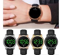 (Gold) Fashion Led Digital Watches Men Touching Screen Deep Waterproof Sports Watch