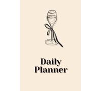 Gold Girl Aesthetic Daily Planner - Minimalist Organizer for Clean Girl Lifestyle, Productivity & Self-Care | Chic 3-Month Planner for Women | 100 pages (Cocktail Collection)