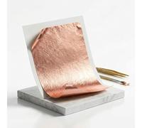 Gold Leaf Sheets for Crafts, Imitation Gold Foil Paper 500PCS 3.2x3.4in Metallic Sheets for Gilding, Painting, Resin Jewelry, Nail Art, Furniture Decoration and DIY Art Projects