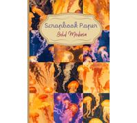Gold Medusa Scrapbook Paper Pack: 12 Double-Sided A5 Jellyfish Marine Designs | Printed Junk Journal & DIY Craft Papers for Oceanic Decor