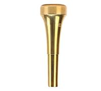 Gold Metal Trumpet Replacement Mouthpiece, 82mm Length, Clear and Smooth Sound, Professional Craftsmanship, Easy to Install Wind Instrument Accessory