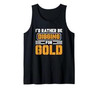 Gold-Miner Mining Rush Digger Prospección Caza del tesoro Camiseta sin Mangas