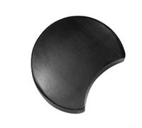 Gold Moon - Soporte de metal para palillos, cuchara semicircular para decoración de mesa, organizador de utensilios de cocina, compatible con corte asiático y occidental (negro)