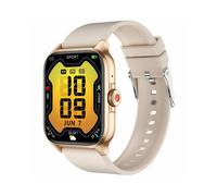 (Gold, Multicolor) QX15 Realtek Chip 1.85-inch TFT Screen Blood Oxygen Monitor Bluetooth Smart Watch - Gold