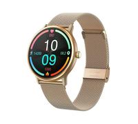 (Gold, Multicolor) Y86 Smart Watch AMOLED Screen Bluetooth Calling Heart Rate Blood Oxygen Monitor Sports Watch, Steel