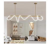 Gold Nordic Silica LED Pendant Light - Minimalist Chandelier for Kitchen, Dining Room & Home Decor - Stylish Hanging Lamp for Modern Interiors