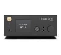 Gold Note HP-10 Deluxe negro - Preamplificador de auriculares de alta fidelidad, Jack 3,5 mm, Jack 6,35 mm, XLR 4 pines, Jack 4,4 mm