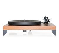 Gold Note Valore 425 Plus nogal con brazo B-5 Entrenamiento Correa Velocidad de reproducción de vinilos Discos de vinilo, Discos de 45 RPM - Tocadiscos de alta fidelidad