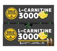 L-Caritine 3000mg Viales Limón GoldNutrition