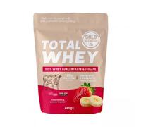 Gold Nutrition Total Whey Protein Fresa y Plátano 260g