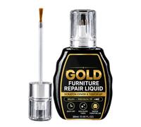 Gold Paint for Wood, 20ml High Gloss Scratch Repair Paint, Long Lasting Liq | Gold Paint for Wood, High Gloss Repair Liquid, Scratch Cover Coating, Furniture Touch Up Paint for Tables Cabinets