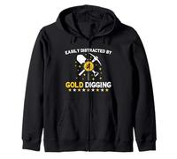 Gold Panning Minería de Oro Prospección de Oro Panner Gold Sudadera con Capucha