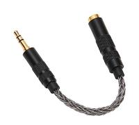 Gold Plated 4.4mm Balanced Female to 3.5mm Stereo Male Adapter Cable