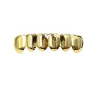 Gold Plated Tooth - Gold Plated Hiphop Tooth | Brace Caps Brace Teeth, Copper Caps Party For Cosplay Costumes, Portable Christmas Mouth