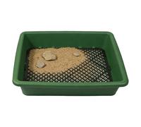 Gold Prospecting Classifier - Tamiz de roca duradero, tamiz de pellets a prueba de óxido, herramienta de clasificación eficiente para minería, jardinería, suelo, suciedad, piedras, plantas en maceta