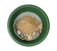 Gold Prospecting Pan - Herramienta de tamiz de suelo y roca, sartén de prospección dorada, filtro de lavado de piedra de de alta eficiencia, ideal para clasificación de suelo, preparación de