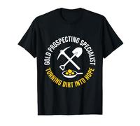 Gold Prospecting Specialist Funny Mining Camiseta gráfica económica