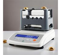 Gold Purity Tester Kit, kit automático de prueba de oro, medidor de densidad con pantalla LCD de luz azul, mide 0,001-99,999 g/cm³, probador de densidad profesional de oro