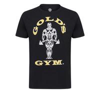 Gold´s Gym Ggts002 Camiseta, Hombre, Negro, Medium
