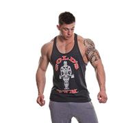 Gold´s Gym GGVST-003 Muscle Joe - Camiseta musculación para Hombre, Color Gris Marengo, Talla XL