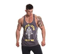 Gold´s Gym GGVST-003 Muscle Joe - Camiseta musculación para Hombre, Color Gris Medio, Talla S