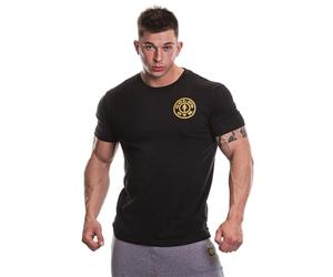Gold’s Gym goldsgym Basic Izquierda del Pecho Camiseta de la Impresión, Unisex, Basic Left Chest Print, Negro, Extra-Large